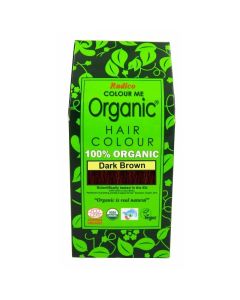 Radico Dark Brown tummanruskea hiusv&auml;ri, kasviv&auml;ri 100g