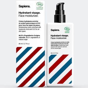 Sapiens Face & Beard moisturizer kasvojen ja parran kosteusvoide 80 ml