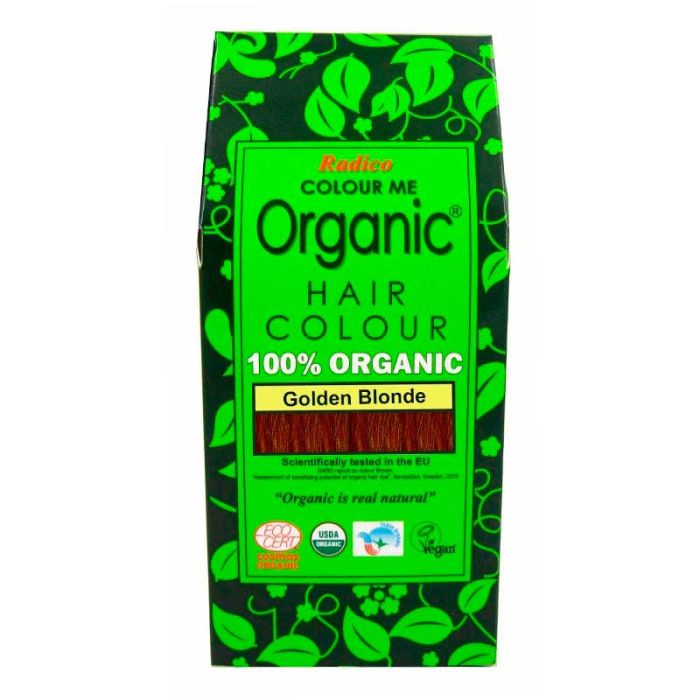 Radico Colour Me Organic kasviväri kultablondi 100g